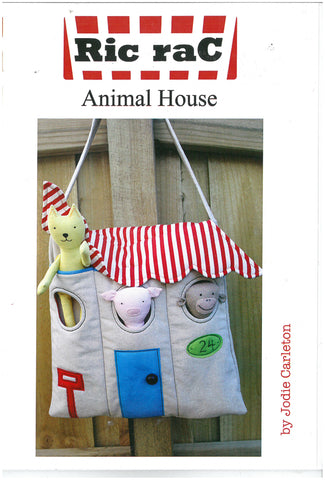 Animal House Sewing Pattern - Ric rac by Jodie Carleton