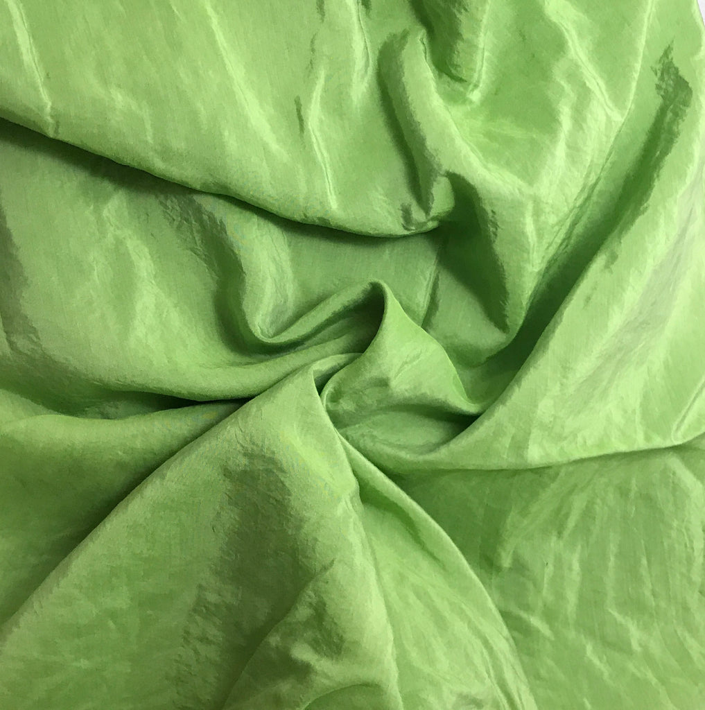 Apple Green - Hand Dyed Silk/ Cotton Habotai