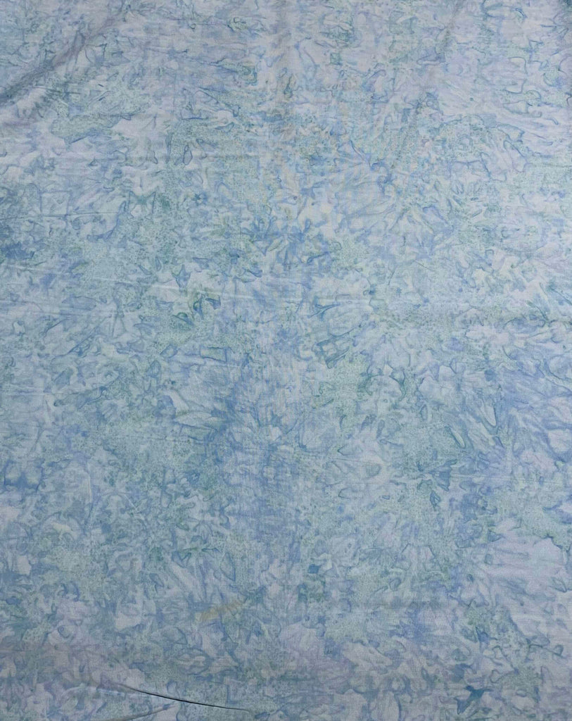 Baby Blue Shadows - Banyan Batik Tone on Tone 100% Cotton Fabric