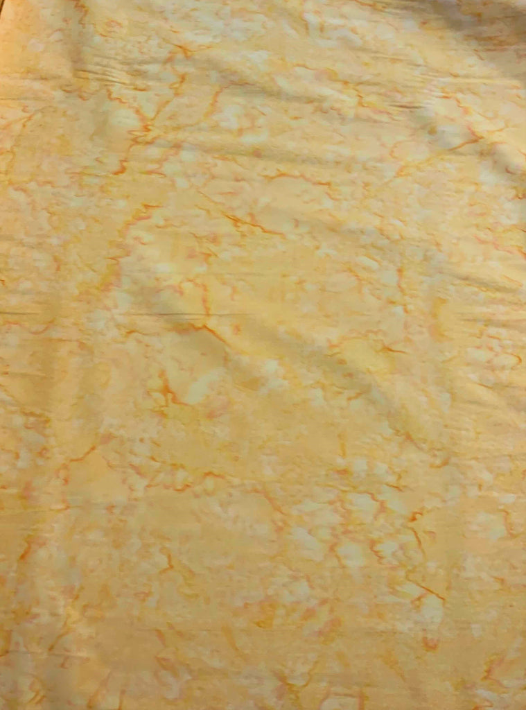 Daffodil Yellow Shadows - Banyan Batik Tone on Tone 100% Cotton Fabric