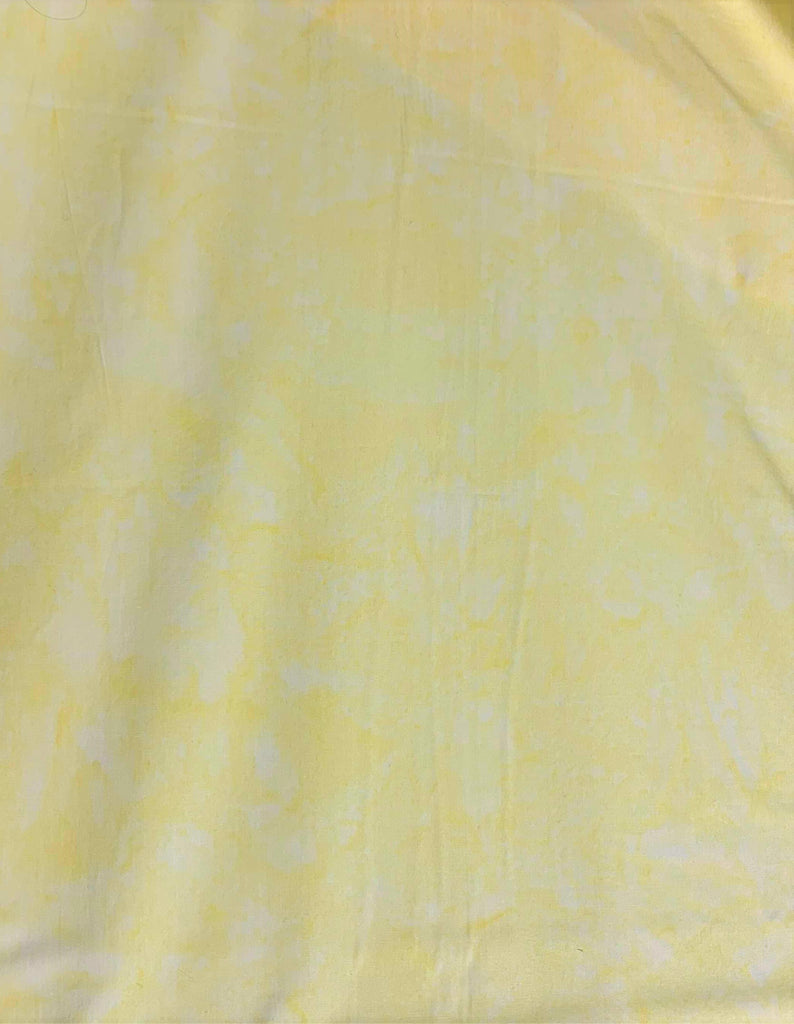 Pale Yellow Shadows - Banyan Batik Tone on Tone 100% Cotton Fabric