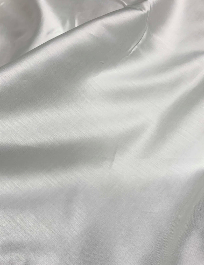 Spechler-Vogel Fabric - White Pima Cotton Satin Batiste