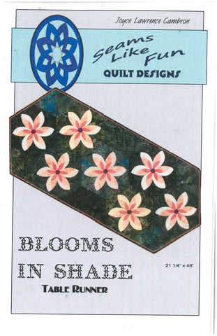 Blooms in Shade Table Runner Pattern -Seams Like Fun