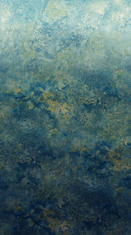 Blue Planet Stonehenge Ombre - Northcott Cotton Fabric