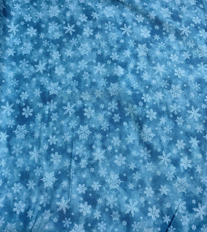 Blue Snowflakes - Christmas Woodland - By Kathryn Christensen for Northcott Studio Fabrics