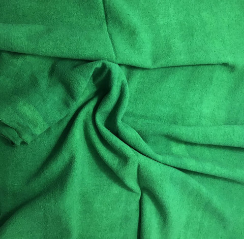 Bright Kelly Green - Hand Dyed Silk Noil