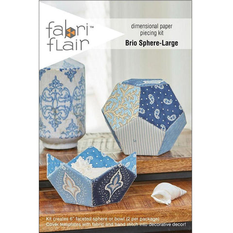 Indygo Junction Fabri Flair - Brio Sphere-Large Dimensional Paper Piecing Kit