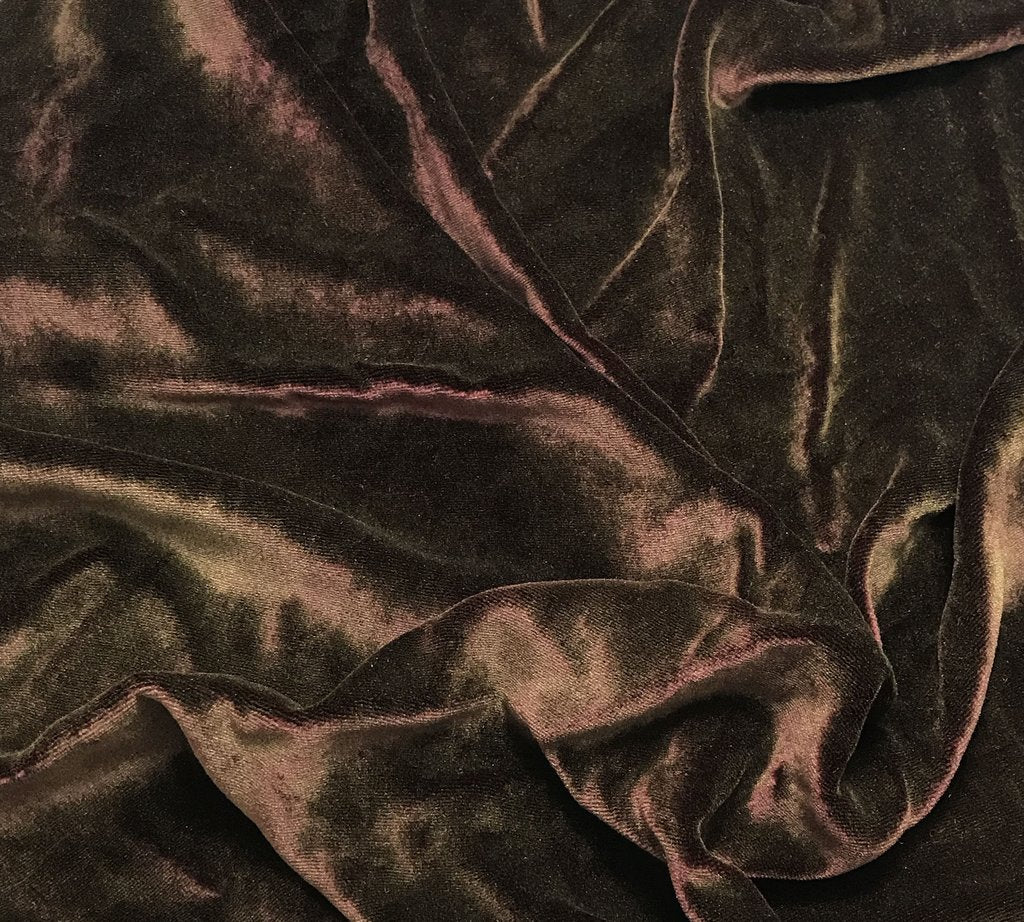 Antique Gold on Black - Hand Painted Silk Velvet Fabric – Prism Fabrics &  Crafts