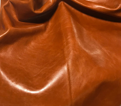 Burnt Orange - Cow Hide Leather