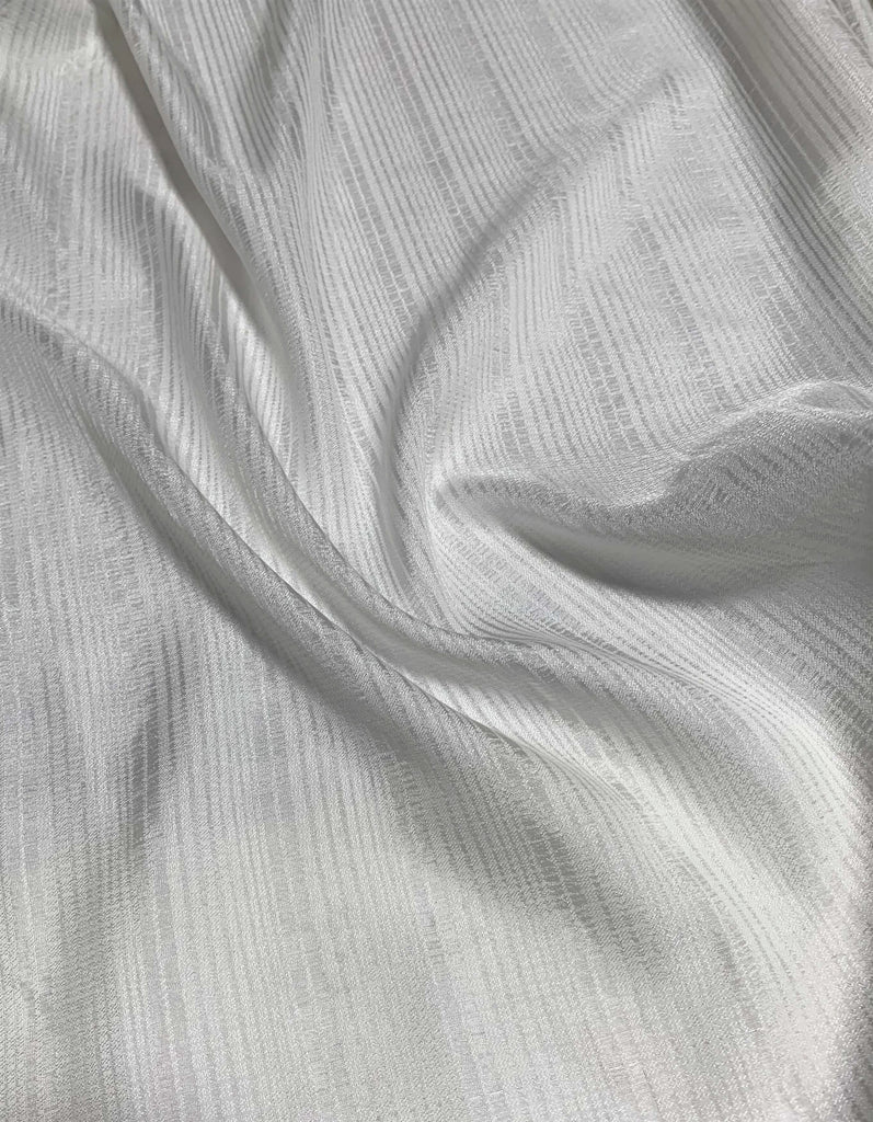 White Stripes - Silk Chiffon Fabric – Prism Fabrics & Crafts