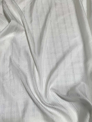 White Stripes - Silk Chiffon Fabric – Prism Fabrics & Crafts