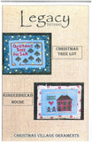 Christmas Village Ornaments Embroidery Patterns - Legacy Patterns