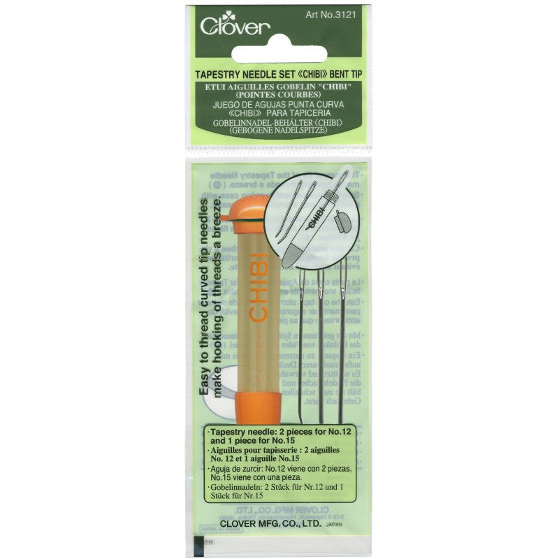 Chibi Tapestry Needle Set Bent Tip, 3ct