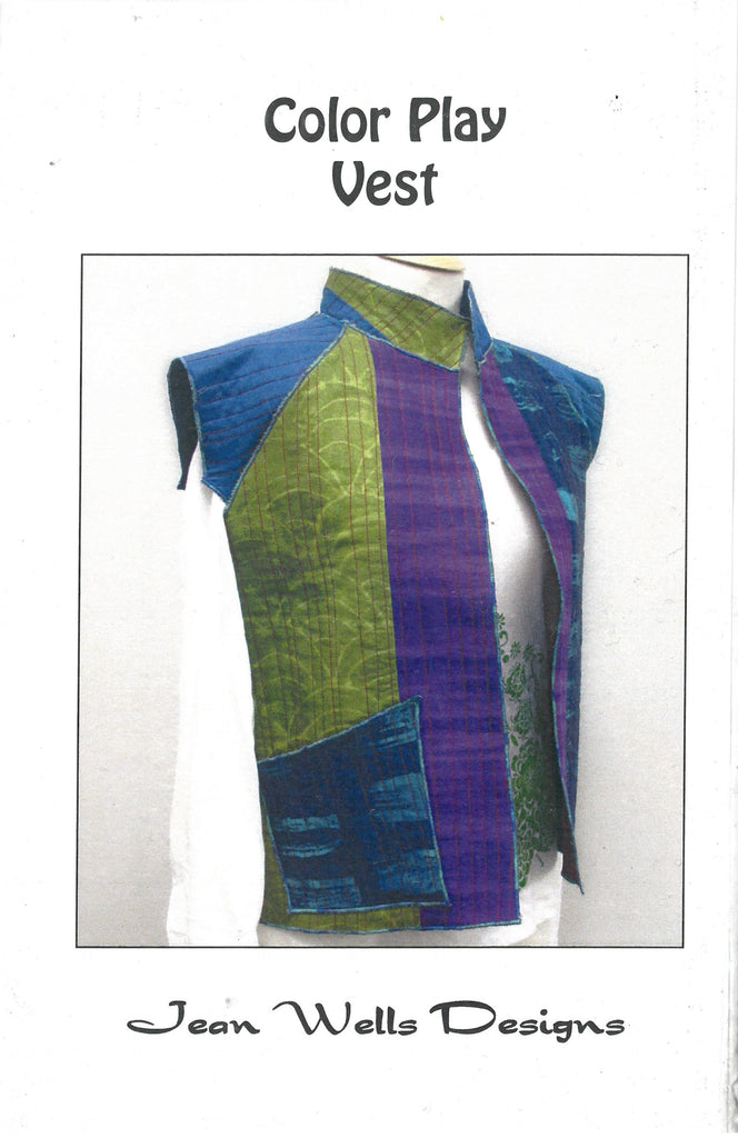 Color Play Vest Pattern -Jean Wells Designs – Prism Fabrics & Crafts