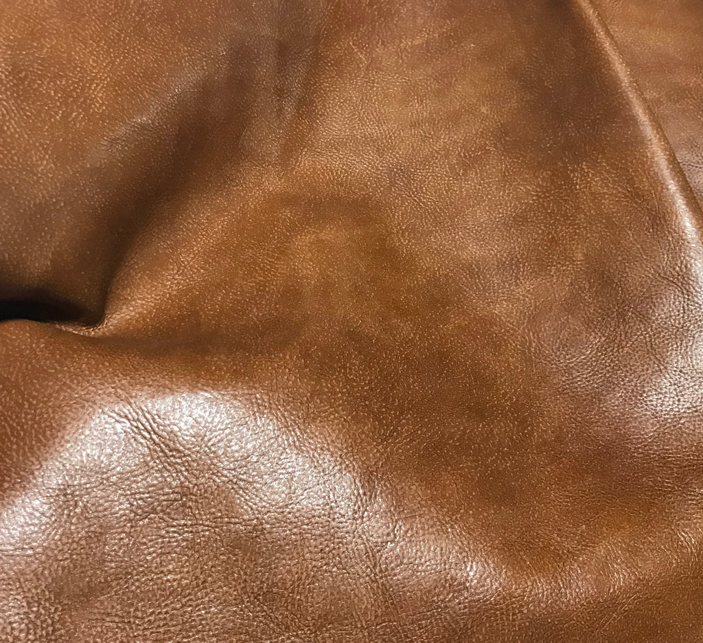 Crackle Toffee Brown - Cow Hide Leather
