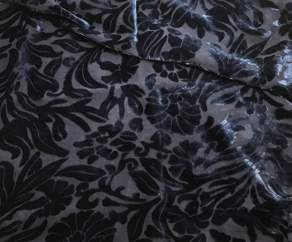 Dark Denim Blue - Hand Dyed Soft Silk Organza – Prism Fabrics & Crafts