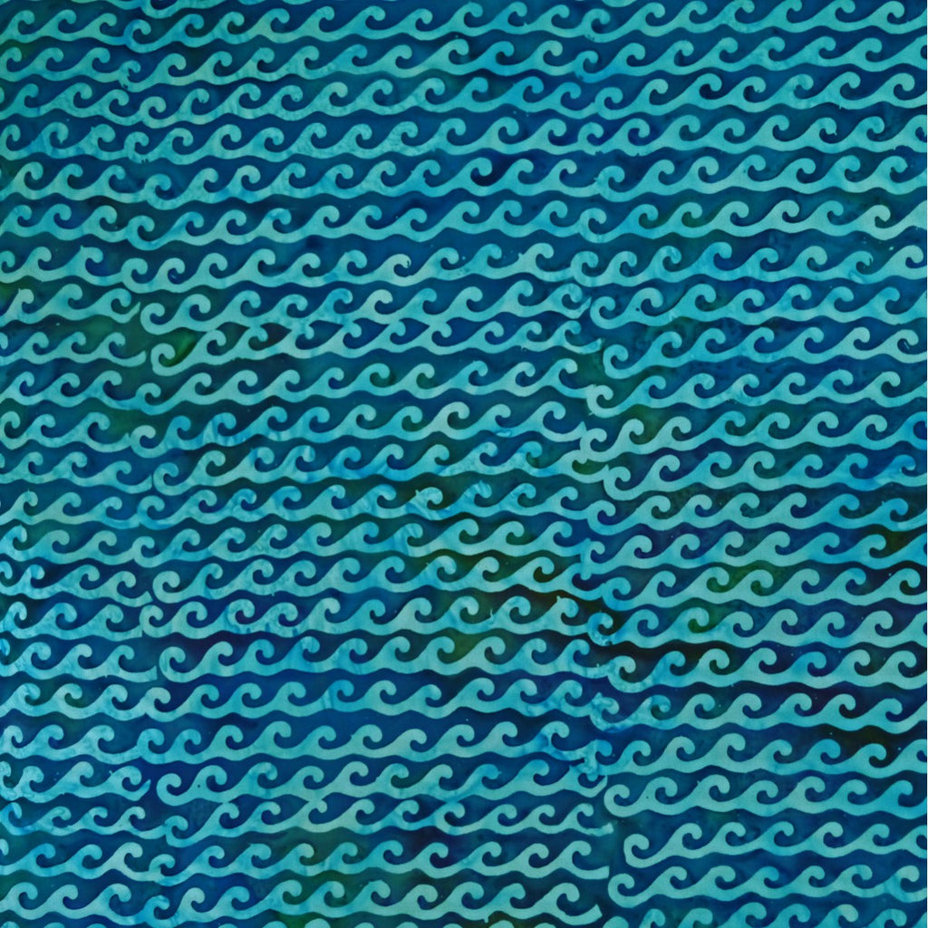 Day Cruise Hydro Waves - Batik by Mirah Cotton Fabric