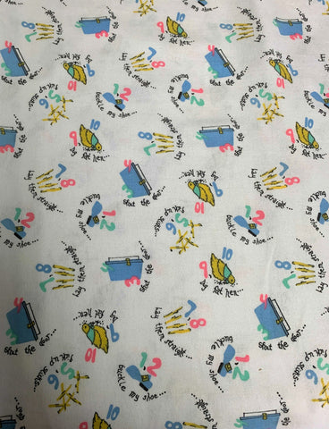 Nursery Rhyme - Cotton Flannel Fabric