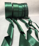 Forest Green Double Sided Satin Ribbon - Made in France (7 Widths to choose from)