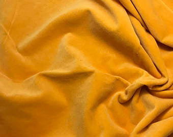 Golden Poppy - Hand Dyed Cotton Velveteen