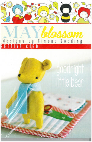 Goodnight Little Bear Sewing Pattern - May Blossom
