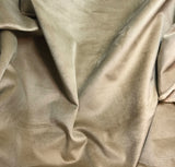 Medium Beige - Upholstery Velvet Fabric