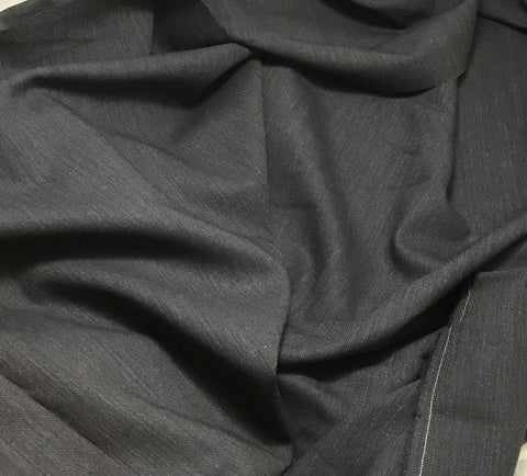 Navy Blue - Wool Suiting Fabric