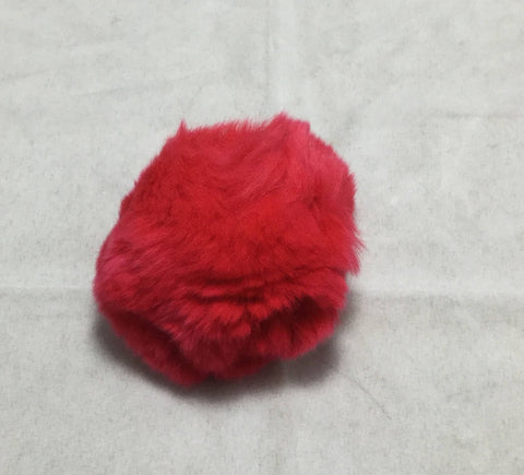 Pompon Lapin - 7cm Rabbit Fur Pom Pom Tail (8 colors to choose from)