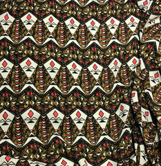 Geometric Kites - Polyester Georgette Fabric