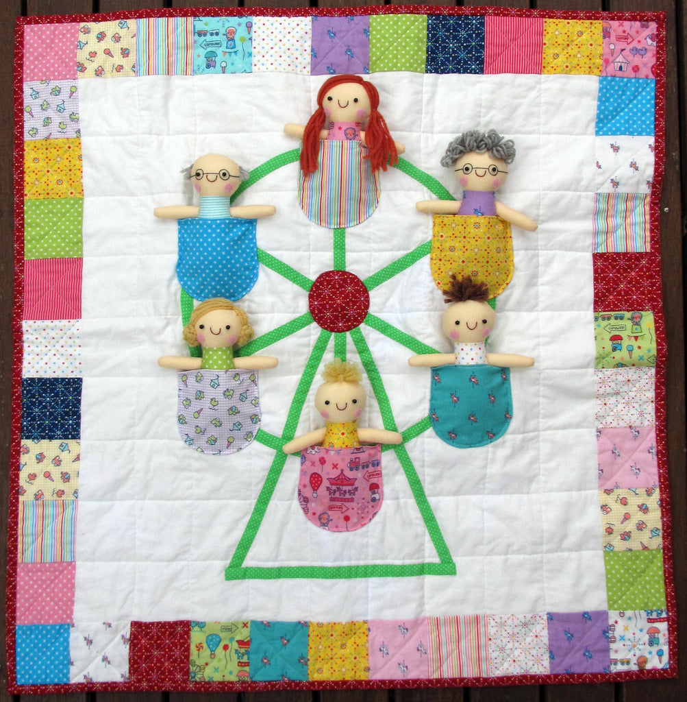 The Ferris Wheel Family - Quilt Pattern by Two Brown Birds