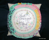 Simple Goodness - Embroidery & Pillow Design by Two Sisters at Squirrel Hollow