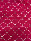 Ripples Hot Pink - Pearls Scallop Millie Fleur for Art Gallery 100% Cotton Fabric