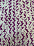 Purple Birds - Orni Bioluminescence - Utopia by Frances Newcomb for Art Gallery 100% Cotton Fabric