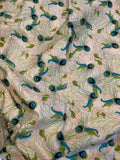 Peacock Feathers - Flights of Fancy Day - Splendor 1920 by Art Gallery 100% Cotton Fabric