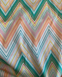 Green & Yellow Chevron - Fusions - by Art Gallery 100% Cotton Fabric