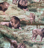 Lions - Born Free - Paintbrush Studio 100% Cotton Fabric