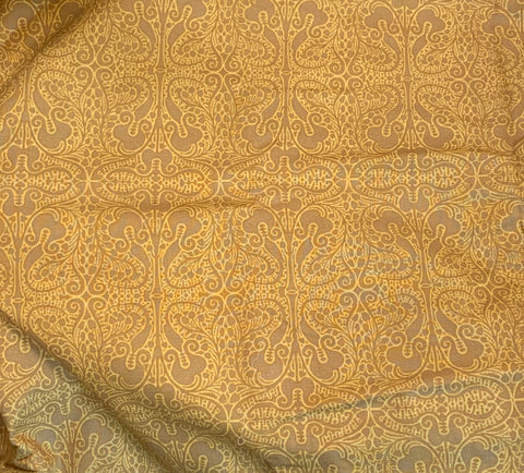 Ocher Antique Gold Lace - by Art Gallery 100% Cotton Fabric