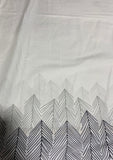 Lagom Trees Border Print Black, Gray & White - Art Gallery 100% Cotton Fabric