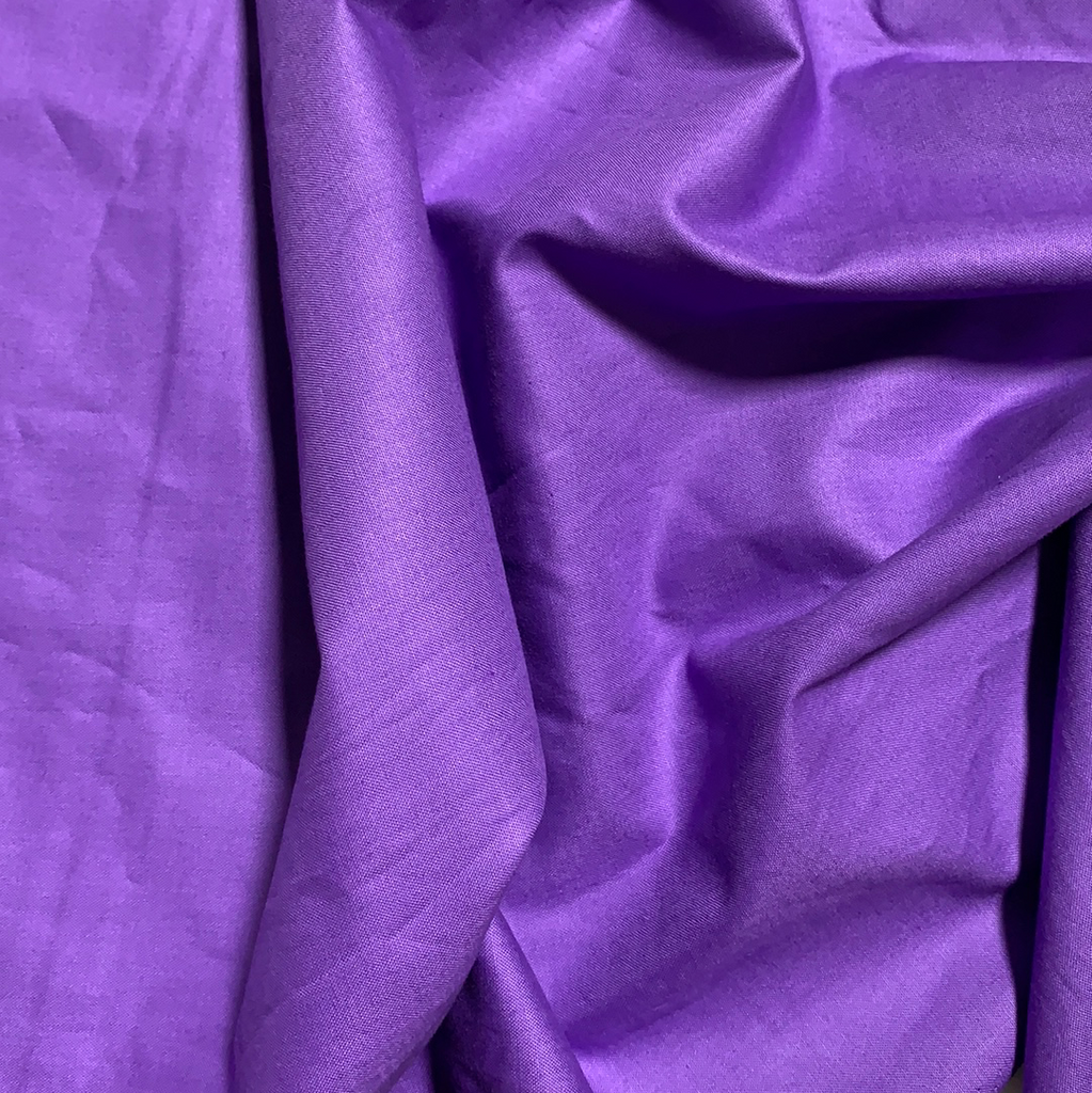 100% Cotton Basecloth Solid - Purple - Paintbrush Studio Fabrics
