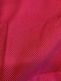 White on Fuchsia Pink - Small Polka Dot - Paintbrush Studio 100% Cotton Fabric