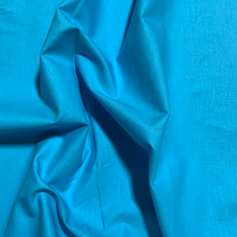 100% Cotton Basecloth Solid - Bright Aqua - Paintbrush Studio Fabrics