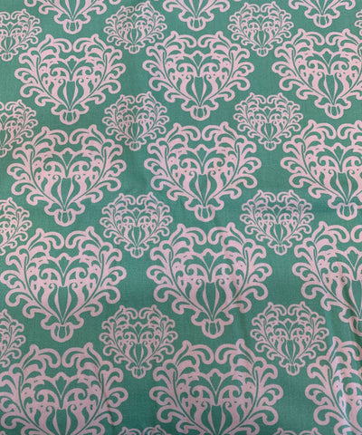 Passionate Spirit Teal Damask - Summerlove by Art Gallery 100% Cotton Fabric