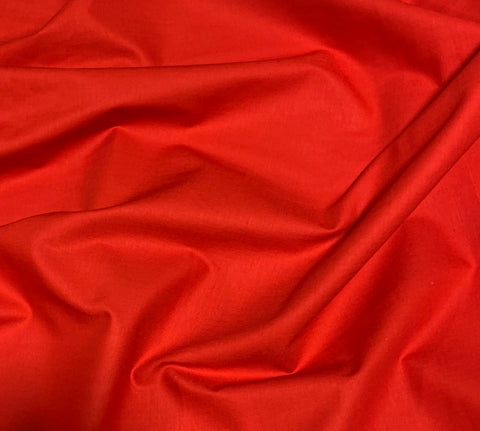 100% Cotton Basecloth Solid - Christmas Red - Paintbrush Studio Fabrics