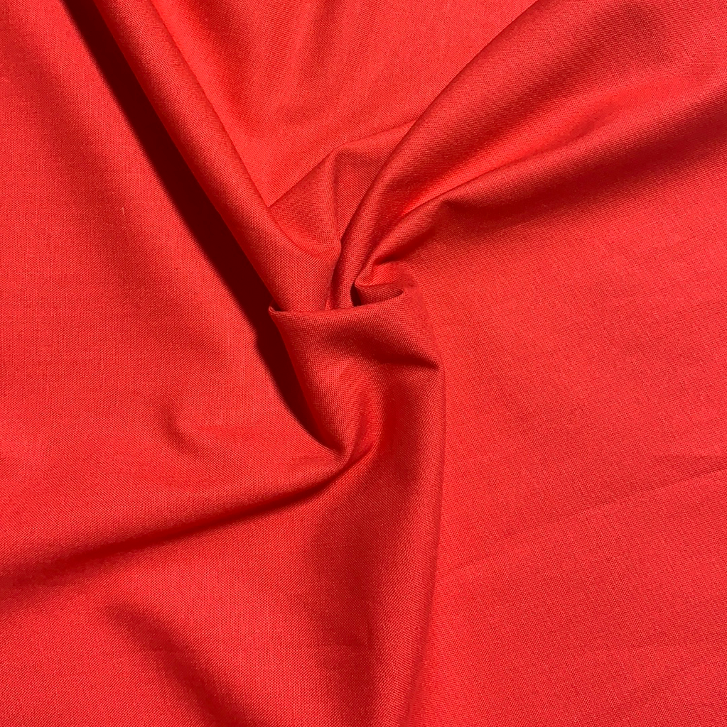 100% Cotton Basecloth Solid - Real Red - Paintbrush Studio Fabrics