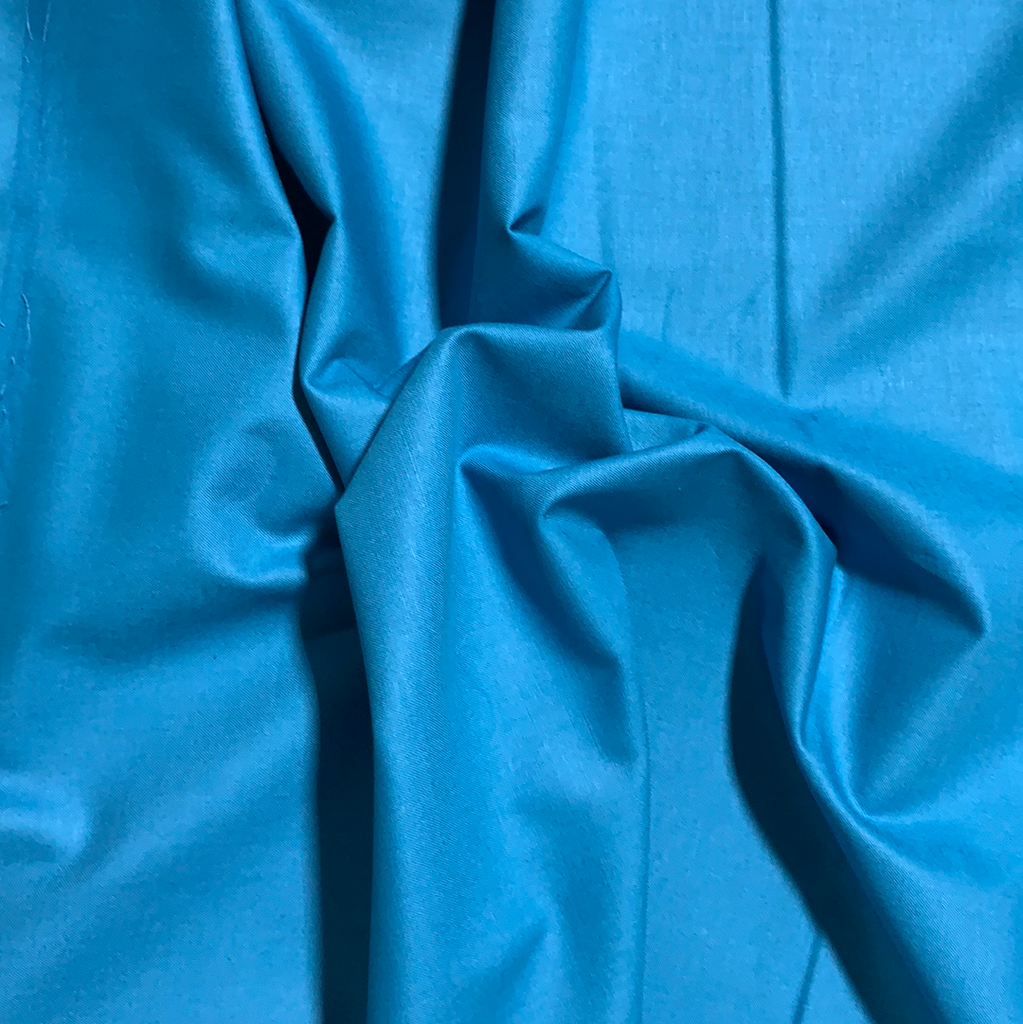 100% Cotton Basecloth Solid - Poseidon Turquoise Blue - Paintbrush Studio Fabrics