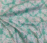 Passionate Spirit Teal Damask - Summerlove by Art Gallery 100% Cotton Fabric