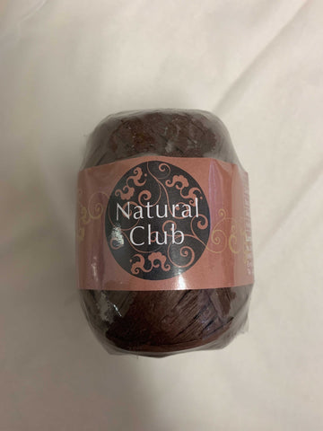 Natural Club Paper Raffia - Chocolate Brown