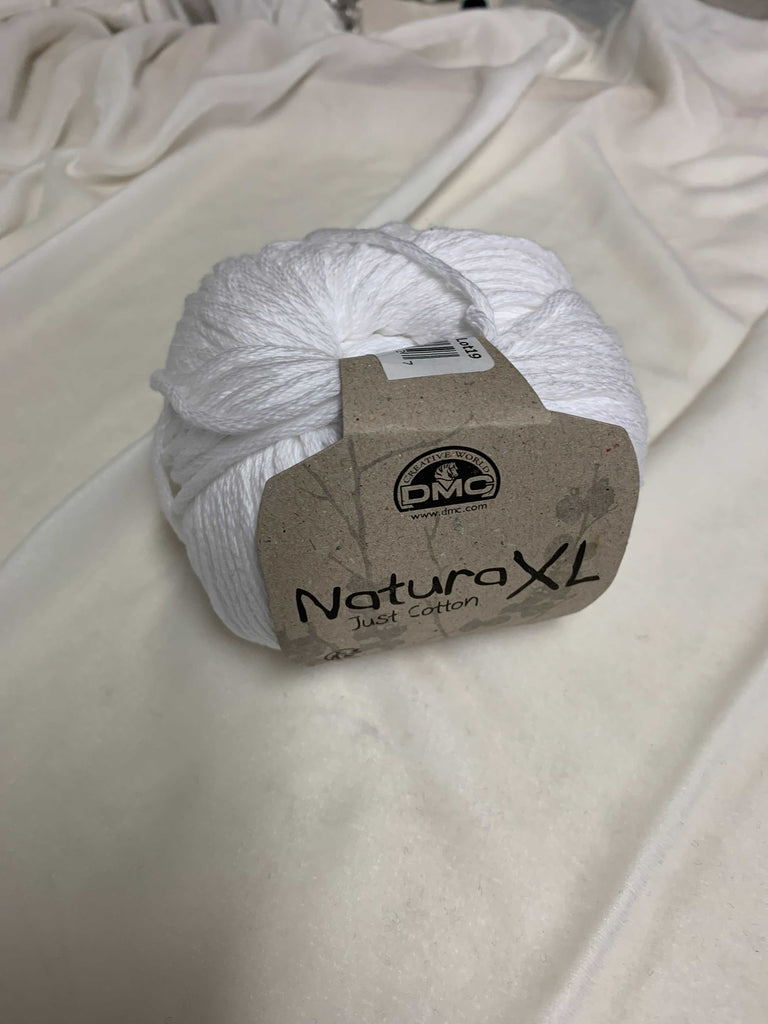 DMC Natura XL Bulky Cotton Yarn - White