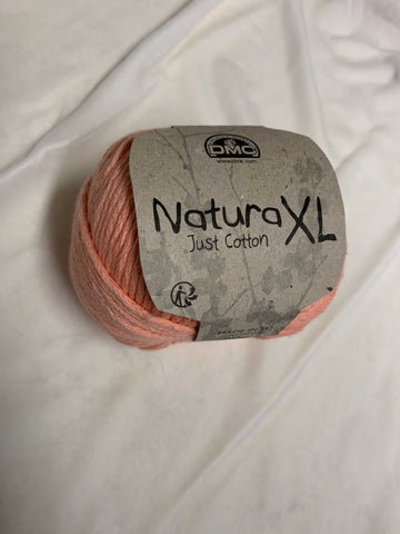 DMC Natura XL Bulky Cotton Yarn - Peach Pink