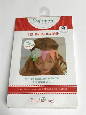 Crafternoon Felt Bunting Headband